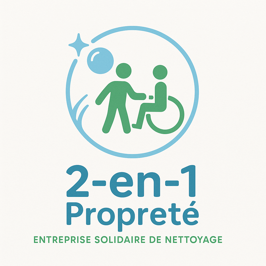 2-en-1 Propreté Logo